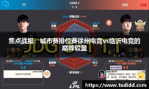 焦点战报:城市赛排位赛徐州电竞vs临沂电竞的巅峰较量